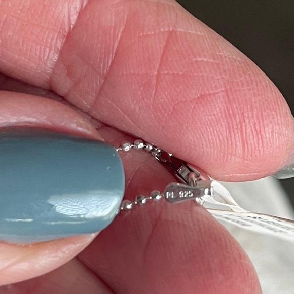 Sterling silver butterfly necklace - Picture 3 of 3